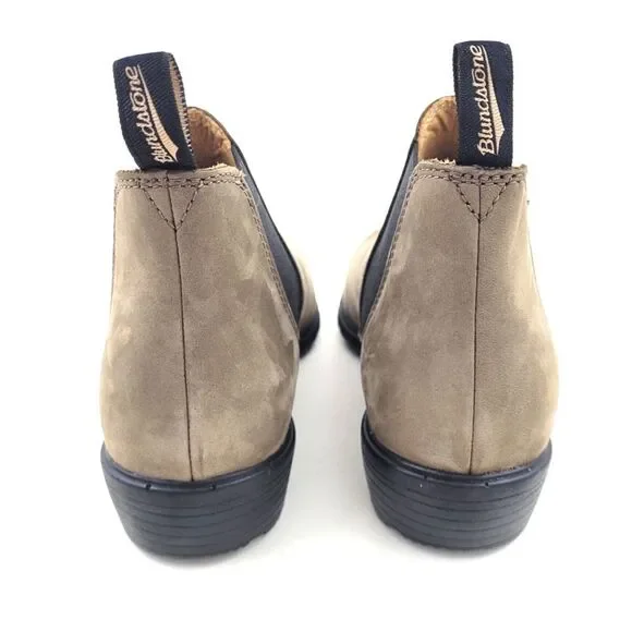 BLUNDSTONE 1974 Stone nubuck ankle womens chelsea boot US size 8.5 - Picture 5 of 16